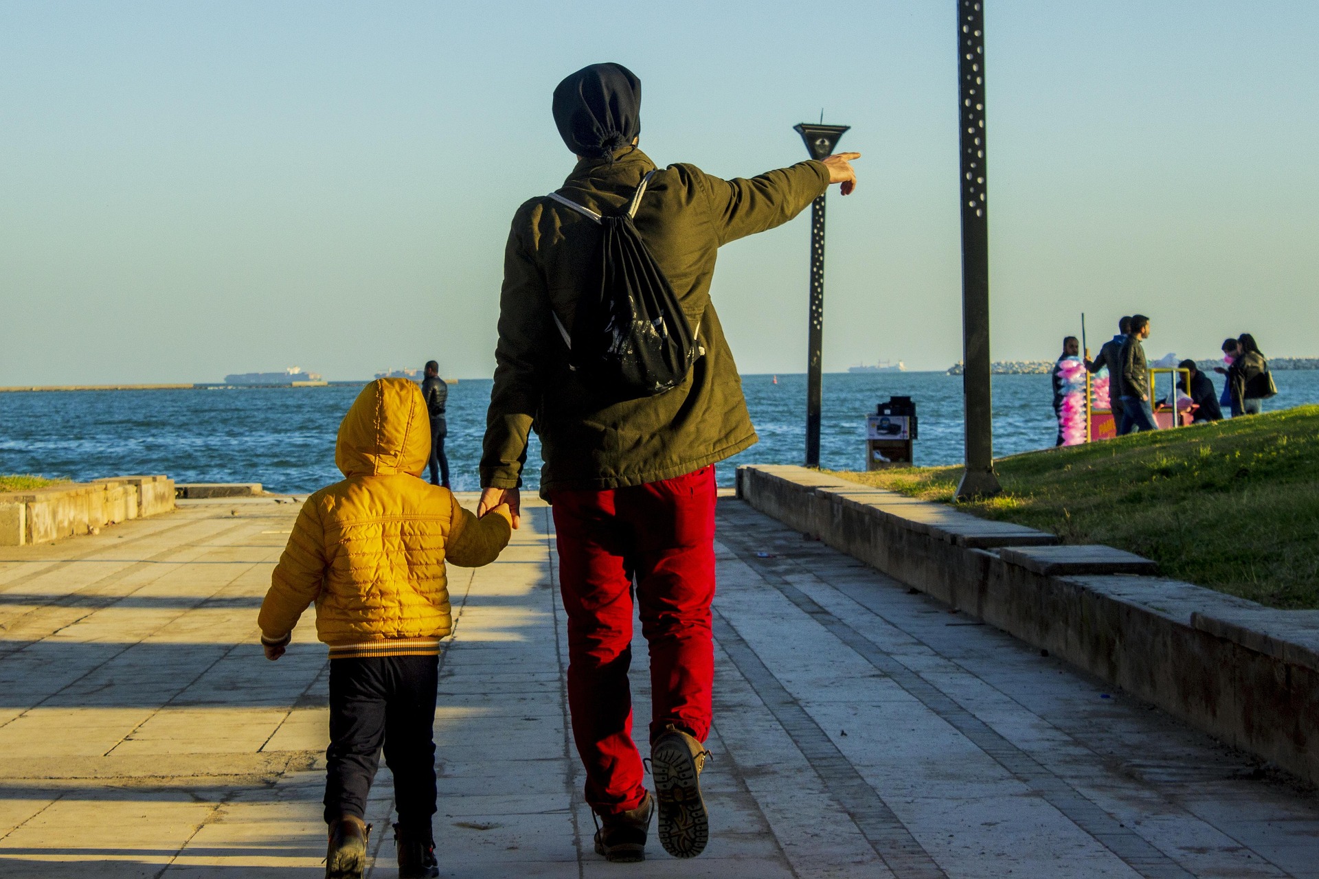 father and child