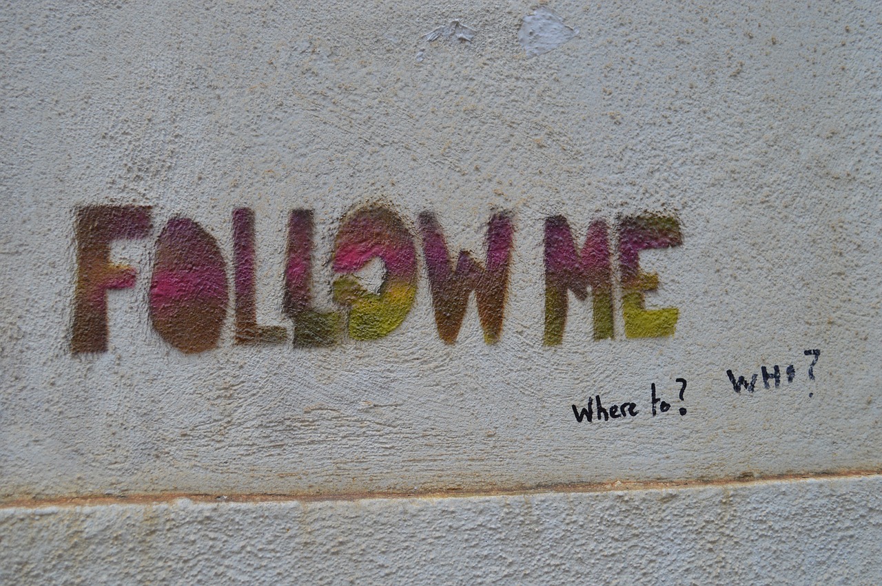 follow me