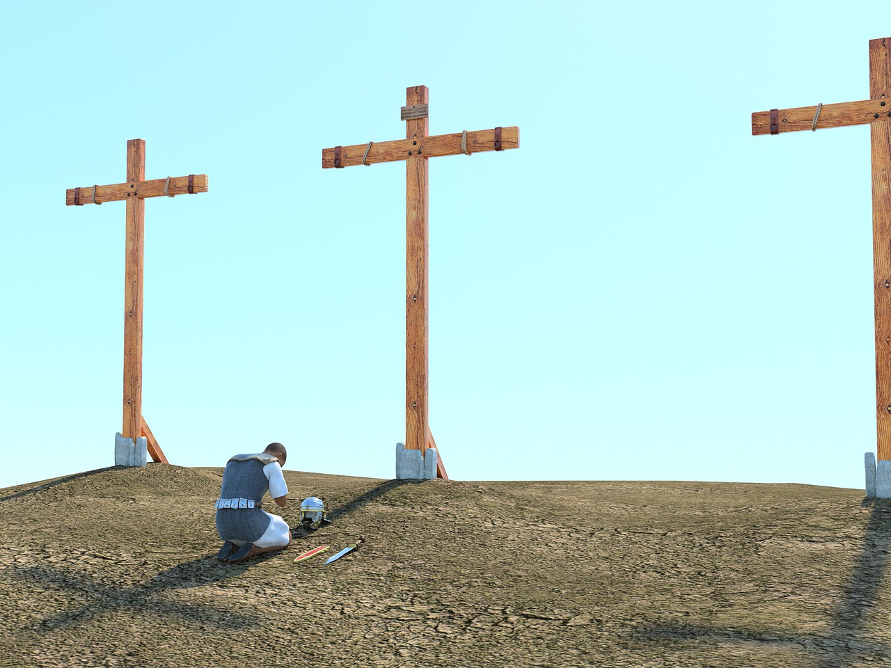 three crosses