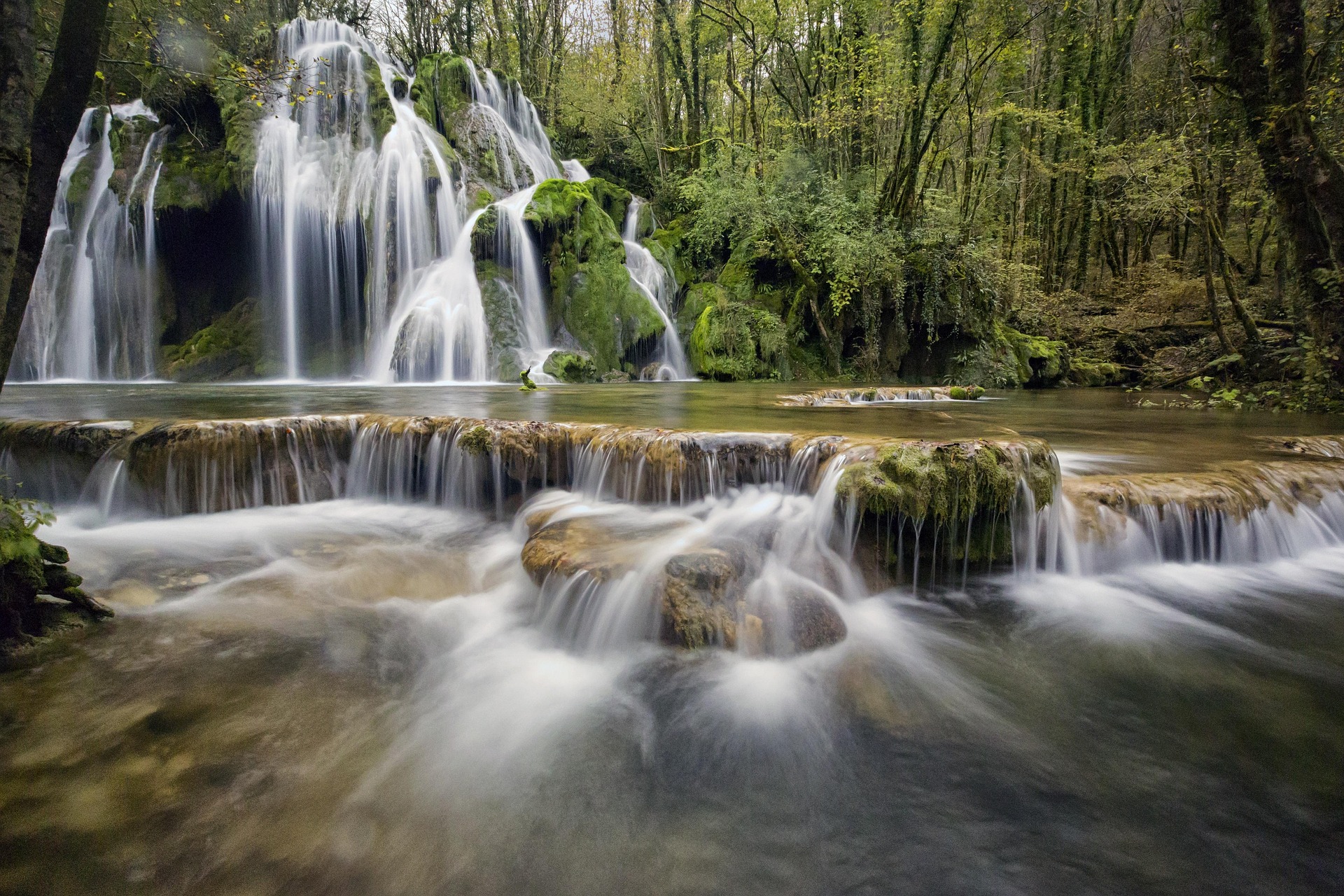 waterfalls