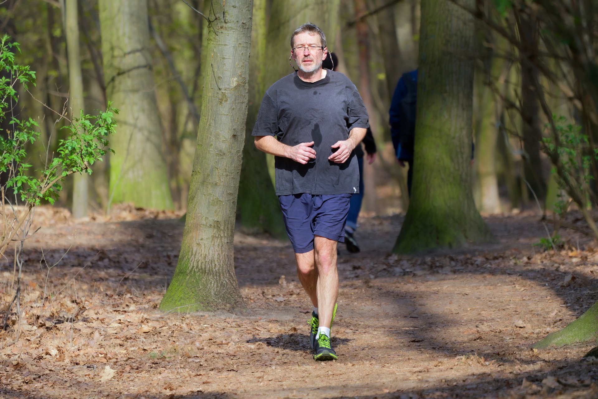 middle aged runner